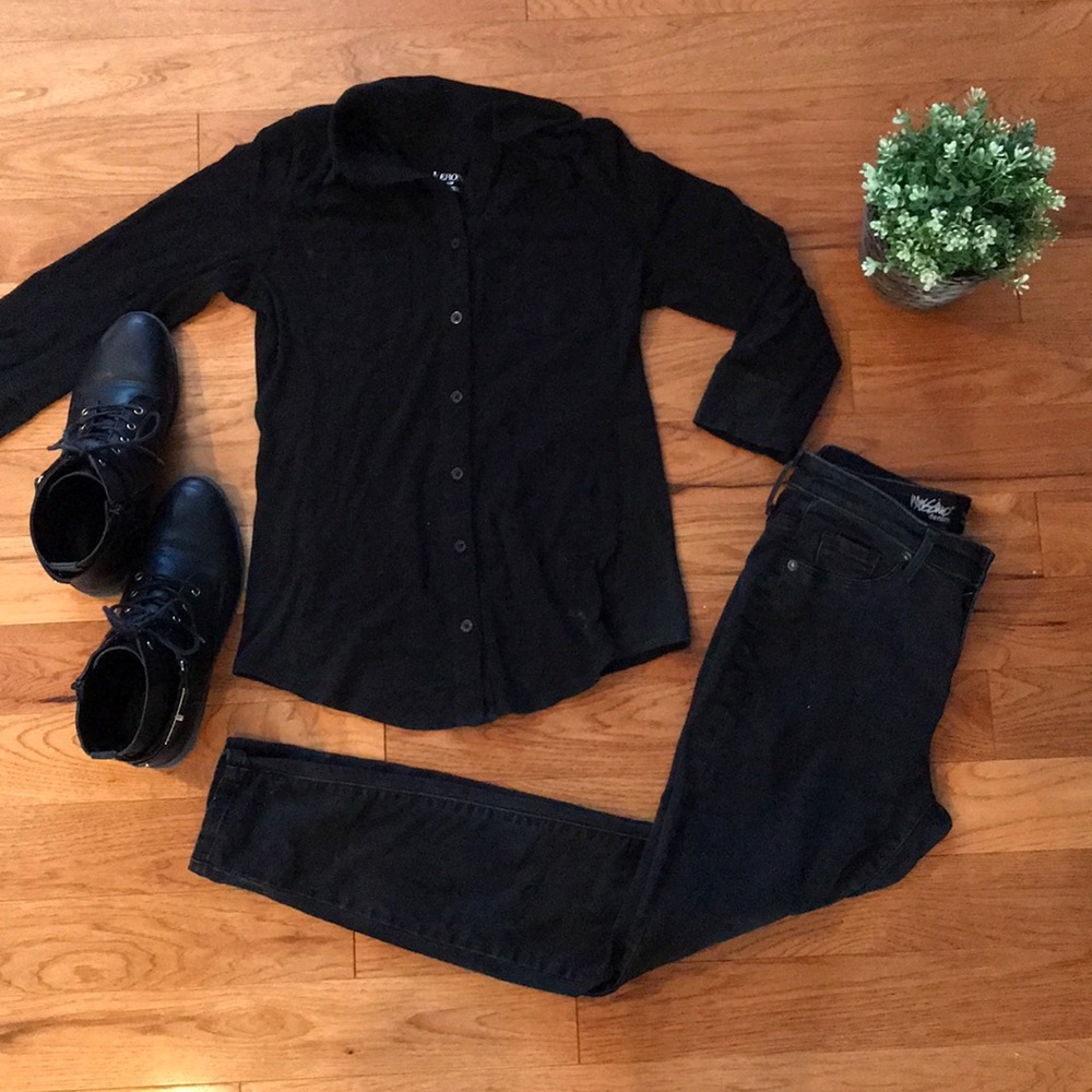 Black Button Up Shirt